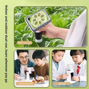 <span class=keywords><strong>Microscope</strong></span> électronique pour enfants modèle V18 pour les élèves du primaire, loupe macro spéciale hors écran - Product Image 3