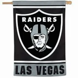 LAS VEGASRAIDERSハウスフラッグNFLライセンスブライアーウッドレーン