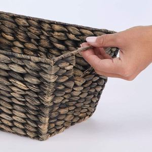 <span class=keywords><strong>Panier</strong></span> de tri à trois niveaux, petit <span class=keywords><strong>panier</strong></span> tissé avec poignée, rangement pour papier toilette, <span class=keywords><strong>panier</strong></span> en herbe de mer pliable à 3 niveaux, couvercle en tissu, paniers africains - Product Image 6