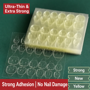 Adhésifs <span class=keywords><strong>pour</strong></span> <span class=keywords><strong>faux</strong></span> <span class=keywords><strong>ongles</strong></span> en gelée, 24 pièces, imperméables, 0,3-0,35 mm d'épaisseur, <span class=keywords><strong>extra</strong></span>-forts, 6 tailles - Product Image 4