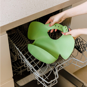 Es-Pro ODM/OEM Baberos de Silicona Libres de BPA con Diseño de Elefante, Baberos de Alimentación Impermeables, Suaves y Ajustables para Bebés y Niños Pequeños - Product Image 5