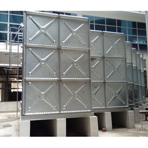 Cvk — réservoir carré HDG en acier galvanisé, réservoir de stockage d'eau pour protection feu, hydrophobe, vente directe d'usine - Product Image 5