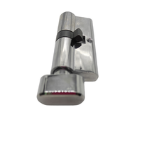 Cilindro de Cerradura Europeo de 60-120 mm, Cilindro de Cerradura de Aleación de Zinc para Baño, Alta Seguridad