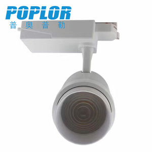 Projecteur sur rail Poplor 30W COB LED, corps en aluminium, angle de faisceau réglable de 15 à 60 degrés, montage en surface - Product Image 3