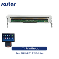 Kepala Cetak Asli T1 Baru untuk Printer Kasir POS Sunmi T1 T2 Printhead 203dpi Digunakan untuk Printer Label SUMI.