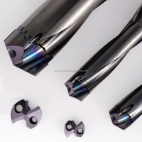Perceuses à pointes remplaçables GHZG01-10.0-10.5-1.5D-S2 Usinage de trous violents Perceuse à dents de sabre à refroidissement interne indexable pour CNC