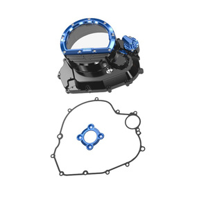 NICECNC per <span class=keywords><strong>KTM</strong></span> <span class=keywords><strong>690</strong></span> <span class=keywords><strong>Enduro</strong></span> SMC R Coperchio Frizione Trasparente in Alluminio per <span class=keywords><strong>Moto</strong></span> Husqvarna VITPILEN Supermoto 701 GasGas SM 700 - Product Image 2