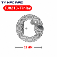 Étiquette électronique RFID UHF à incrustation humide, puce NFC, autocollant passif pour la gestion des actifs d'entrepôt et la lutte contre la contrefaçon