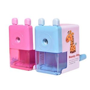 Sacapuntas Mecánico de Plástico para Niños con Logotipo Personalizado, Sacapuntas Manual para Lápices de Colores - Product Image 1