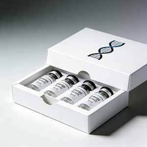 Boîte en carton de luxe personnalisée GOTOP pour peptides injectables avec laminage mat et estampage <span class=keywords><strong>à</strong></span> chaud doré, emballage protecteur robuste - Product Image 3