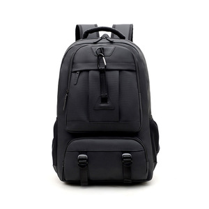 Men's <b>Backpack</b> <b>Large</b> Capacity 20-35L Anti-Theft Outdoor Travel Business Laptop Bag School Bag Solid Color Gray And Black - Product Image 3