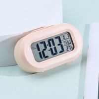 Horloge numérique de bureau. Horloge de table multifonction avec rétroéclairage, décorations LED, calendrier électronique, affichage des données, pour le bureau et la maison