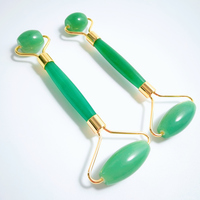 Fabricant de rouleaux de jade pour le visage, 100% naturels, en aventurine verte, DIY