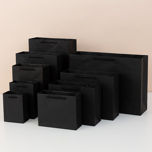 Sacchetti Regalo Classici in Carta Kraft all'Ingrosso Direttamente dalla Fabbrica, con Stampa a Caldo e Chiusura a Coulisse per Negozi di Abbigliamento e Regali di Pasticceria - Product Image 2