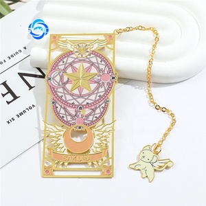 Marque-page en métal mutant dessin animé mignon Curlo Tarot Magic girl Sakura card souvenir gift - Product Image 4