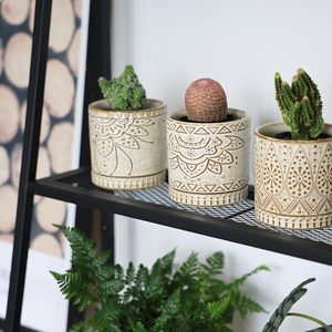 Maceta de Cerámica Verde Oliva Degradado con Orificio de Drenaje, Autorriego, Ecológica, Duradera, Ligera, Diseño Moderno - Product Image 3