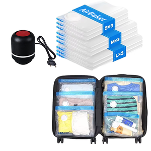 Economical Vacuum Seal Storage <b>Bags</b> Thickened Plastic Moisture Proof Space Saver for Seasonal Clothes Bedding Home Organizer - Product Image 1