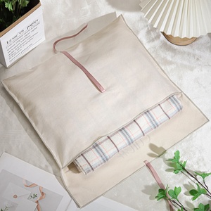 Túi đựng đồ cao cấp đặt may riêng, chất liệu vải <span class=keywords><strong>cotton</strong></span> twill tự nhiên, kiểu dáng phong bì, dùng để đựng quần áo, váy, giày dép thời trang. - Product Image 4