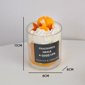 Bougies parfumées artisanales <span class=keywords><strong>de</strong></span> styles variés, luxe, vente en gros, emballage personnalisé avec logo, adorables desserts, glaces, cadeaux <span class=keywords><strong>de</strong></span> Noël et <span class=keywords><strong>de</strong></span> fêtes - Product Image 3