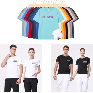 Custom 100% Cotton O Neck Heat Transfer Work Uniforms Promotion Blank Gift Advertising Unisex Plain t Shirt