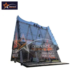 Gym Warped Climbing walls Outdoor Ninja Warrior Obstacle Course Equipment Adults