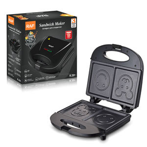 <span class=keywords><strong>Sandwichera</strong></span> RAF con Placas Antiadherentes de Calor Uniforme y Calentamiento Eficiente de 750W para una Preparación Rápida del <span class=keywords><strong>Desayuno</strong></span> - Product Image 1