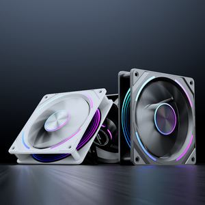 LOVING COOL Direct Factory Source PC Kupfer kühlung <span class=keywords><strong>Computer</strong></span> gehäuse Lüfter 120mm Prozessor CPU-Kühler ARGB Kunden spezifische LOGO-Parameter - Product Image 1