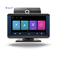 Autoradio portable BQCC 7 pouces avec écran IPS, lecteur MP5, Carplay, Android, caméra intégrée, Mirrorlink, BT, commande vocale AI, USB, autoradio Android B300R