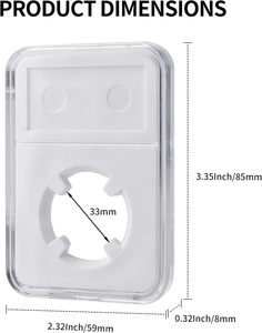 Wholesale Customized White Acrylic Coin Slab <b>Display</b> <b>Case</b> New Style <b>Display</b> Rack for Coin Collection Graded Coins - Product Image 3