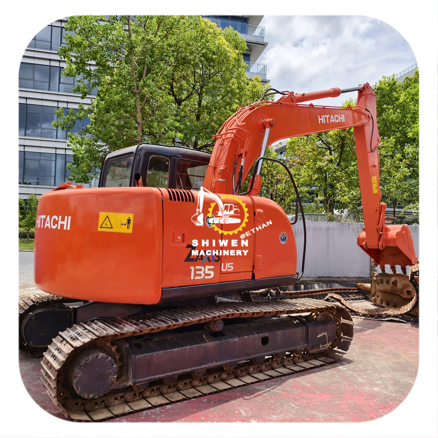 In Stock Hitachi ZX75 Excavator High Efficiency, Good Quality