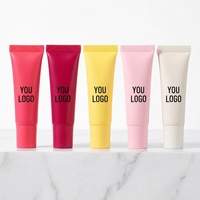 Baume à lèvres liquide hydratant personnalisé avec logo, beurre végétalien, huile à lèvres parfumée aux fruits, SPF, marque privée, huile à lèvres, baume à lèvres