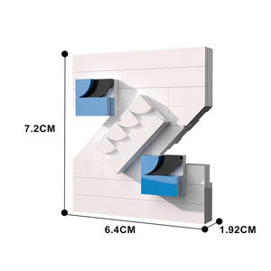 Juguete educativo <span class=keywords><strong>de</strong></span> 26 letras para niños, juguete <span class=keywords><strong>de</strong></span> bloques <span class=keywords><strong>de</strong></span> construcción con alfabeto - Product Image 5