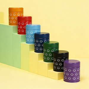 カスタム30g・<span class=keywords><strong>40g</strong></span>抹茶缶、印刷・エンボス加工スパイラルカバー付き、コーヒー・緑茶・スパイス・プロテインパウダー用バルク金属包装 - Product Image 5