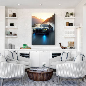 Hd ev dekorasyon yapıt baskı araba posterler boyama High-end tuval kristal porselen yatak odası lüks duvar resimleri - Product Image 3