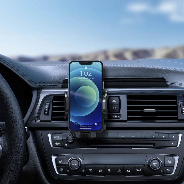 Factory Price Universal Flexible Waterproof Adjustable Gravity Car Air Vent Cell Phone & Mobile Phone Stand Holder