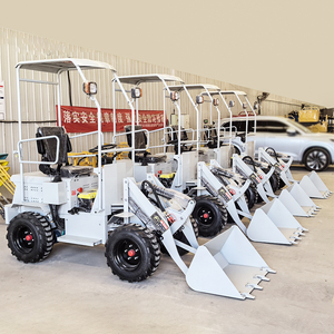 Hàng hóa tại chỗ điện/DIESEL bánh xe tải nhỏ kết thúc trước <span class=keywords><strong>loader</strong></span> mini bánh xe lật để bán - Product Image 3