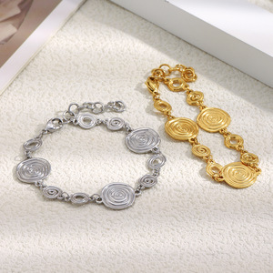 N & S Thép Không Gỉ 18K Vàng Mạ Hình Học Hóa Thạch Vỏ sò Ins Cổ Điển Tối Giản Độc Đáo Đồ Trang Sức Thời Trang Sang Trọng Quà Tặng Phụ Nữ - Product Image 3