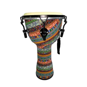 8"/ 10"/12" Großhandel Kinderspielzeug mit Exquisiten Mustern 12 Größen Runde Afrikanische Trommel Djembe - Product Image 4