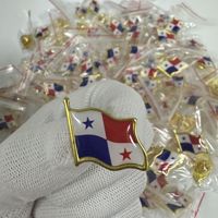 Prix usine pays drapeau broches en vrac métal 2cm épinglettes Badge Souvenir pour chapeau sac voyage cadeaux métal émail broche broche