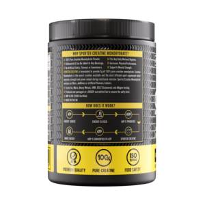 Creatina Monohidrato Natural para Adultos, 400g, Polvo Puro sin Sabor, para Aumentar la Masa Muscular Magra y la Fuerza - Product Image 3