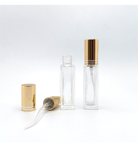 Venta al por mayor de 10ml de spray vacía <span class=keywords><strong>botella</strong></span> de perfume de vidrio cuadrado de lujo con perfume tapas de <span class=keywords><strong>botella</strong></span> para el cuidado personal - Product Image 6