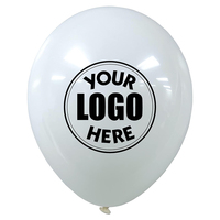 Ballons publicitaires en latex ronds avec logo personnalisé, 10 à 12 pouces, ballons gonflables imprimés pour décorations de fête, différentes couleurs