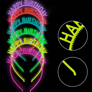 Diademas <span class=keywords><strong>de</strong></span> <span class=keywords><strong>Cumpleaños</strong></span> al por Mayor, Coronas <span class=keywords><strong>de</strong></span> <span class=keywords><strong>Cumpleaños</strong></span> que Brillan en la Oscuridad, Diademas Luminosas para Fiestas - Product Image 3