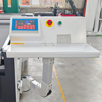 Automatische toevoer platte digitale snijtafel CNC vibratie-mes snijmachine voor PVC opblaasboten, waterdicht PVC snijmachine