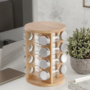 Étagère à épices multifonctionnelle <span class=keywords><strong>en</strong></span> <span class=keywords><strong>bambou</strong></span> écologique 2026, non pliable, type sur pied, pour le rangement des épices dans la <span class=keywords><strong>cuisine</strong></span>, <span class=keywords><strong>armoire</strong></span> <span class=keywords><strong>de</strong></span> <span class=keywords><strong>cuisine</strong></span> - Product Image 5