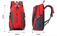 Sac à dos solaire de randonnée Alecter APH-S10 avec panneau amovible de 10W, étanche, capacité de 20-35L, charge USB pour smartphones, tablettes, GPS