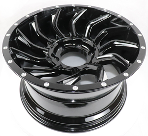 Rines <span class=keywords><strong>de</strong></span> Aleación <span class=keywords><strong>de</strong></span> Aluminio Blancos y Negros <span class=keywords><strong>de</strong></span> 17 Pulgadas REW Populares, Usados para Modificación <span class=keywords><strong>de</strong></span> Vehículos <span class=keywords><strong>Todoterreno</strong></span> - Product Image 4
