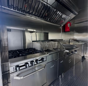 รถขายอาหารบาบีคิวรถลากอาหารบนถนนเคลื่อนที่ได้รถลากอาหารแฟรนไชส์ - Product Image 5