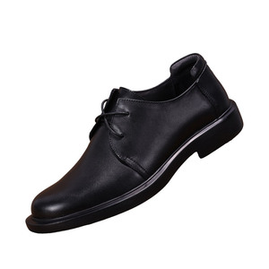 Zapatos Oxford de Cuero con Cordones para Hombre, Estilo Casual de Negocios, Punta Redonda, Forro de Piel de Cerdo, Suela de Goma, Suela Suave, para Todas las Temporadas, Uso en la Oficina - Product Image 4