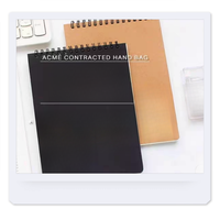 Carnet de croquis et journal intime avec couverture en papier kraft personnalisé avec bloc-notes et notes autocollantes